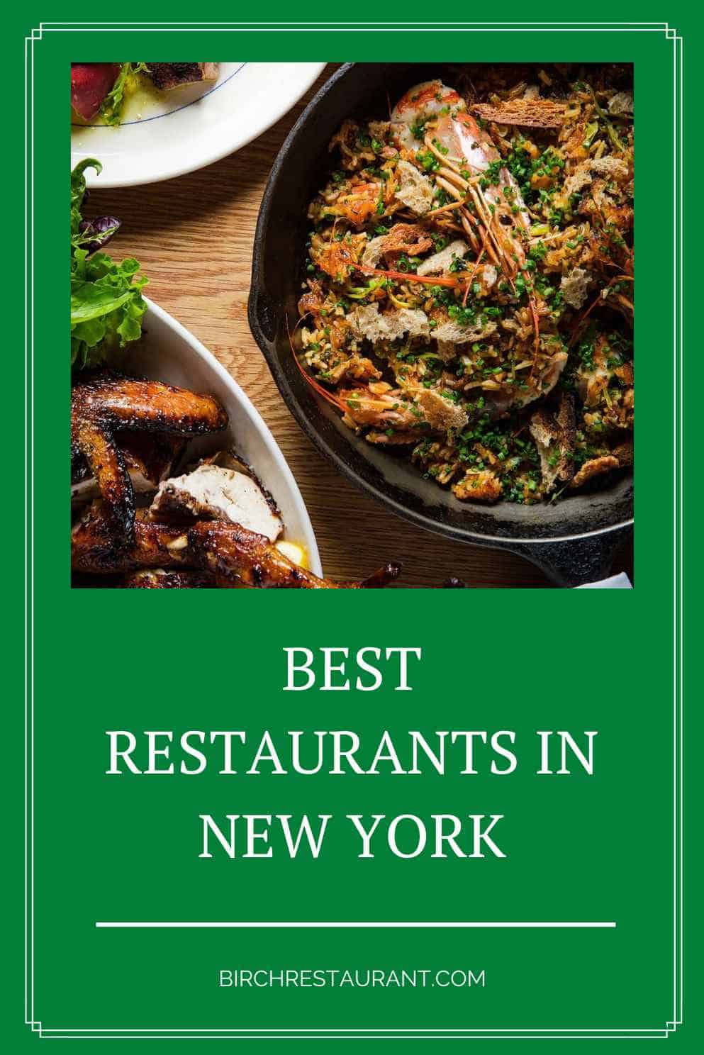 Restaurants in New York