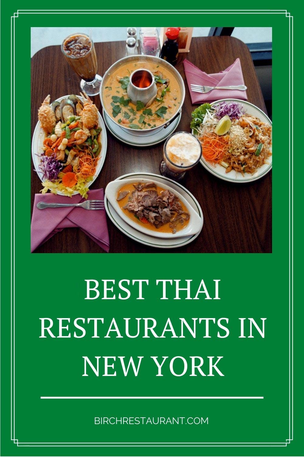 thai Restaurants in New York