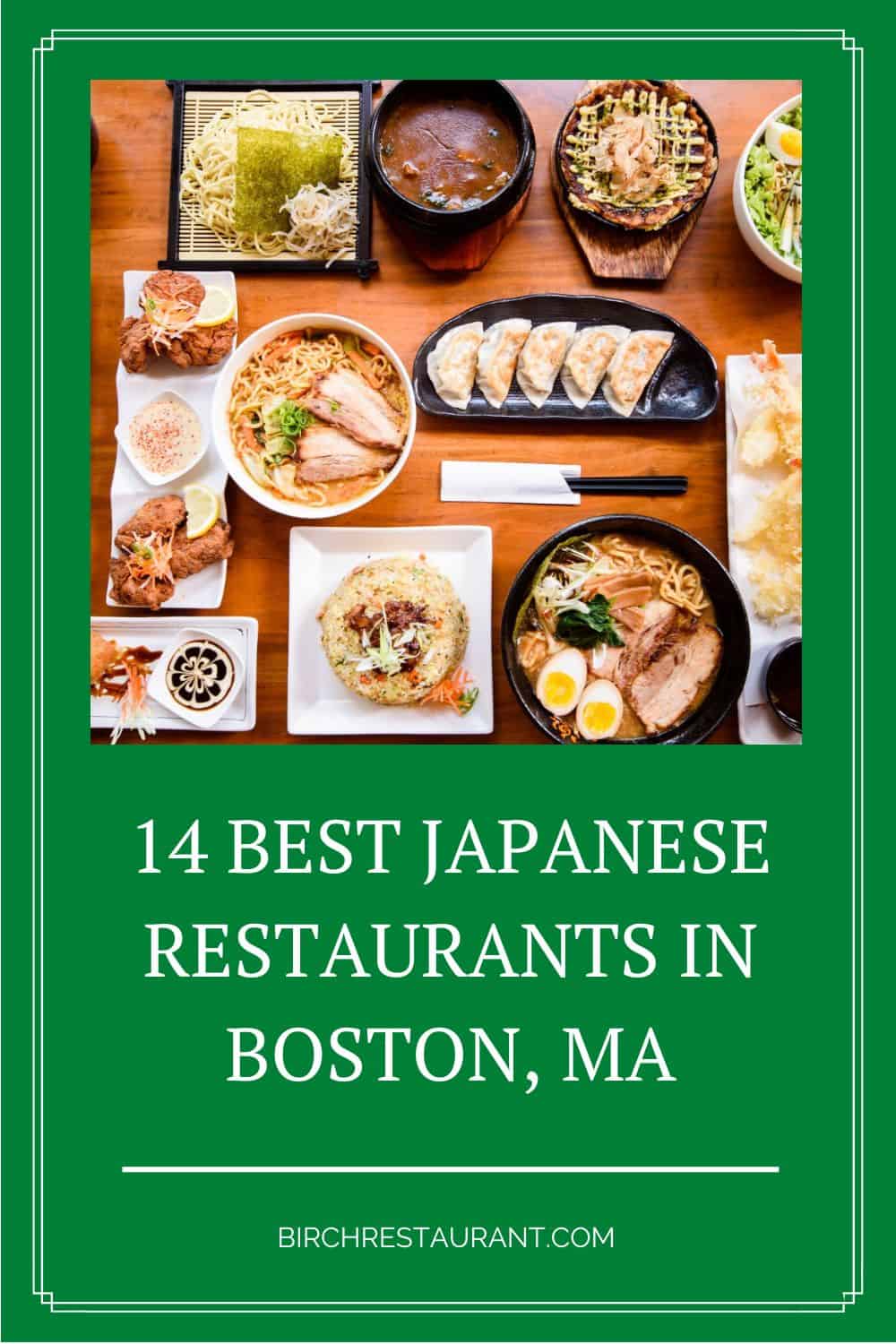Best Japanese Restaurants in Boston