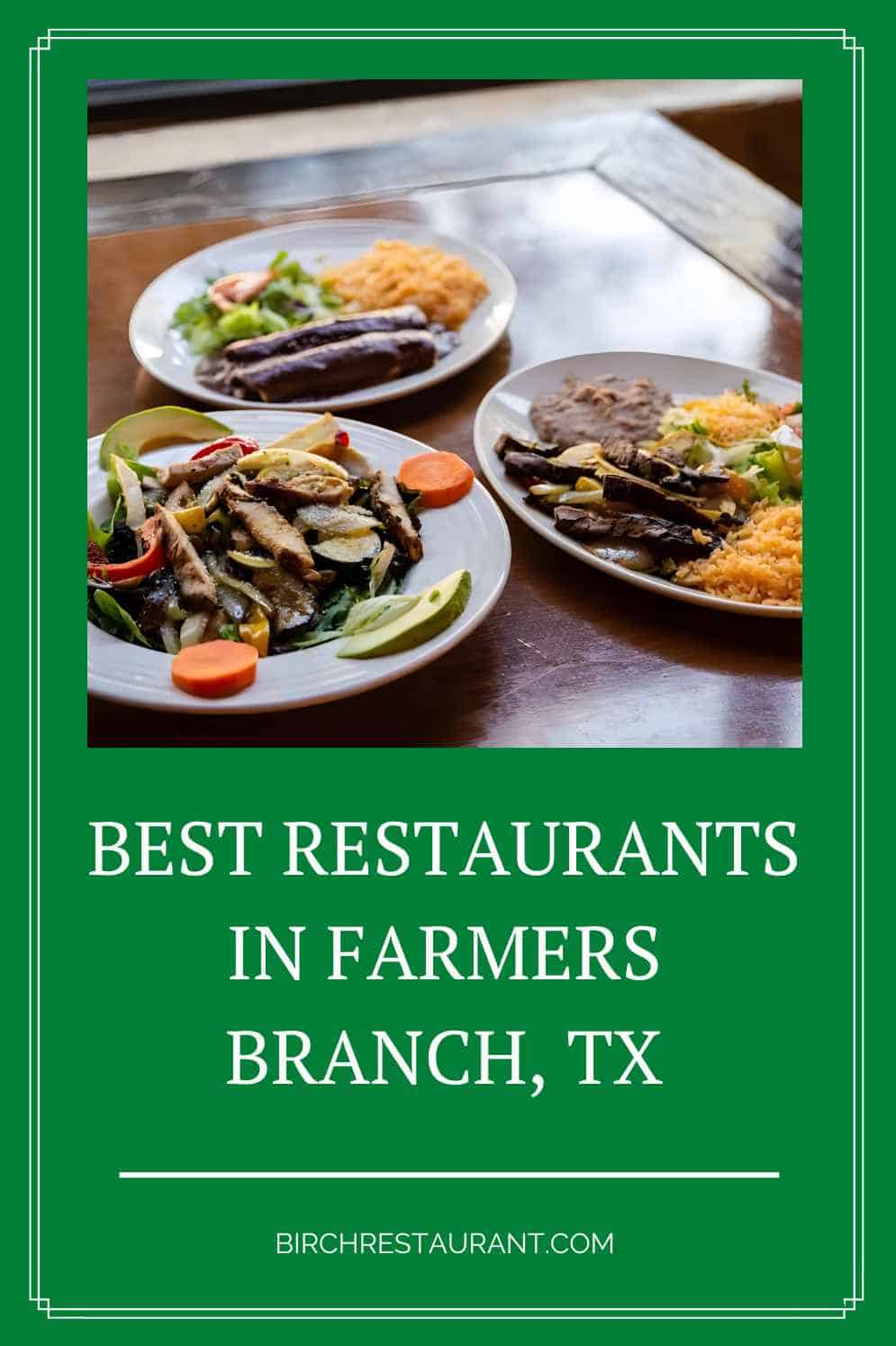 Restaurants in Farmers Branch, TX