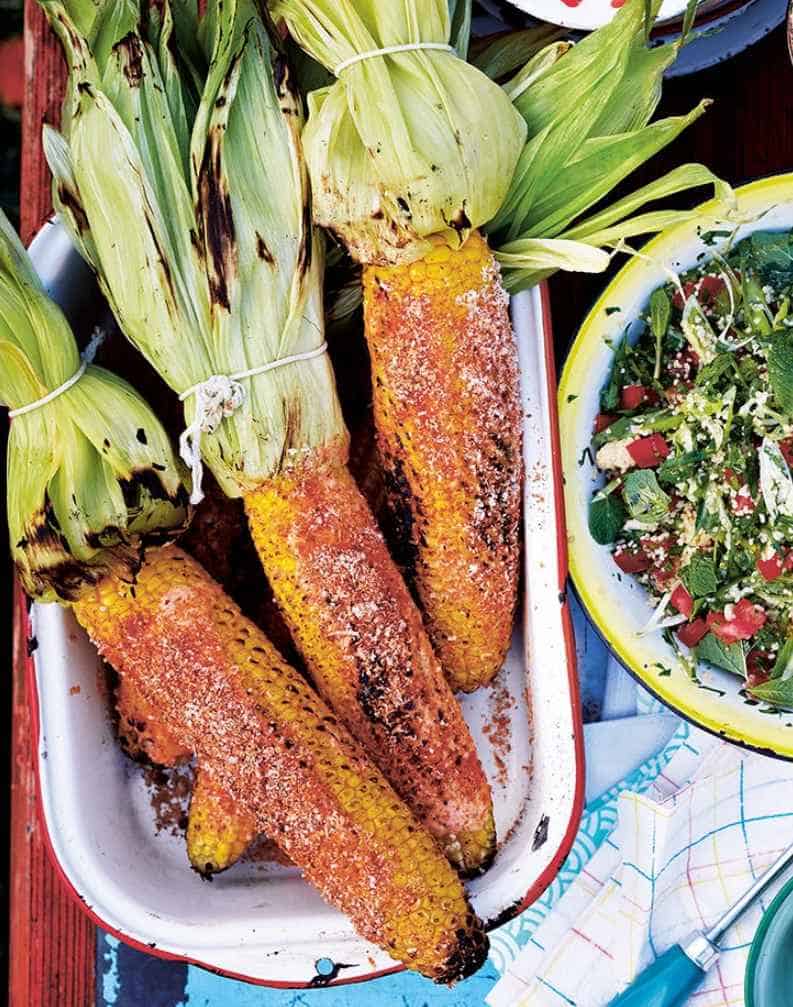 Smoky Barbecued Corn