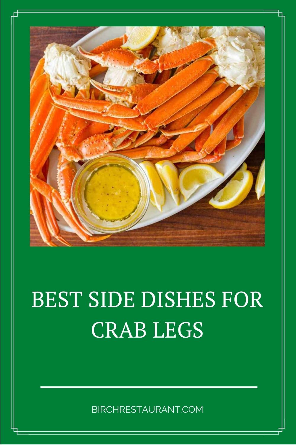 Best Side Dishes for Crab Legs