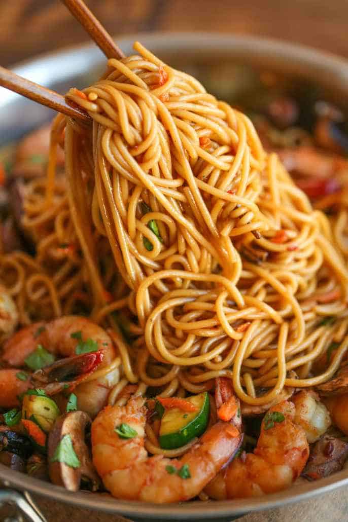 Asian Garlic Noodles Recipe