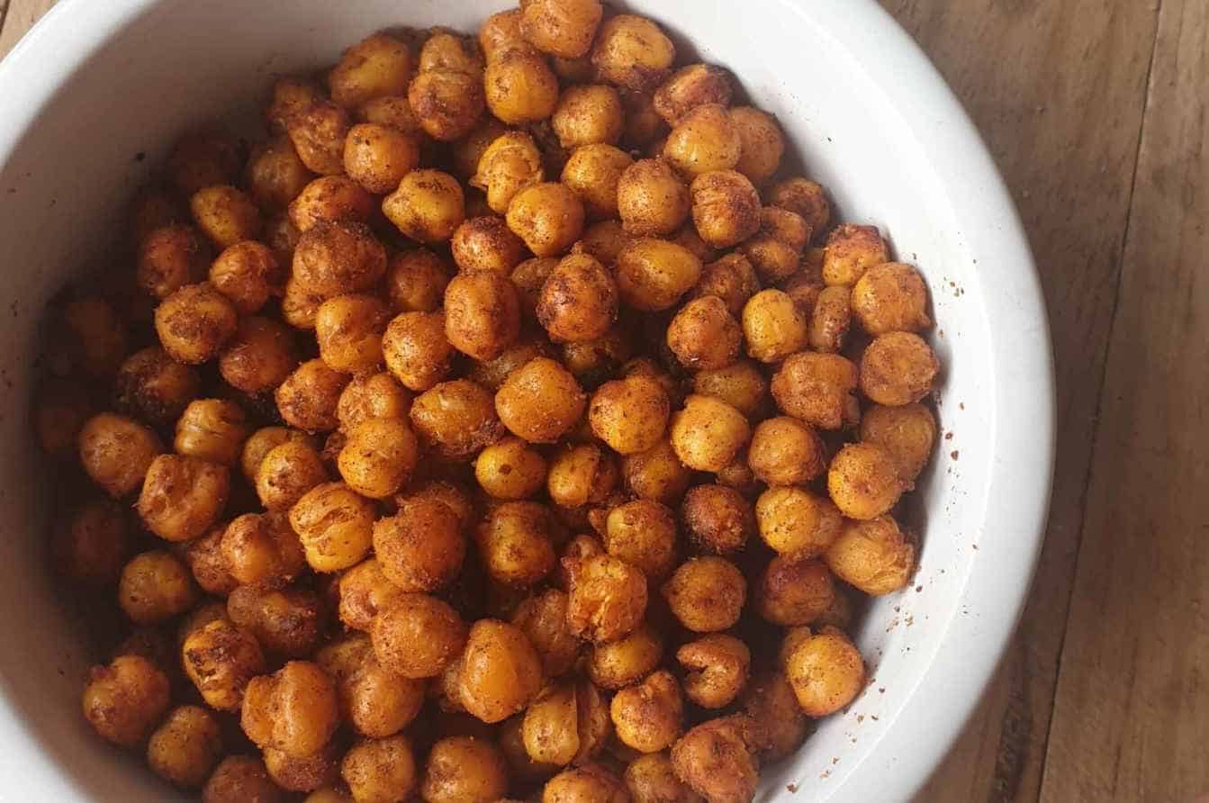 Spicy Roasted Chickpeas